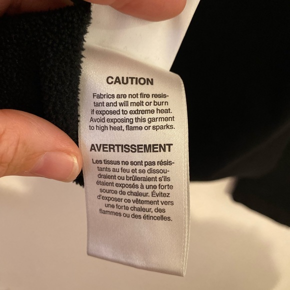 Men's Fleece Half Zip Up Sweatshirt Charcoal black Columbia Size large RN69724 - Picture 5 of 6